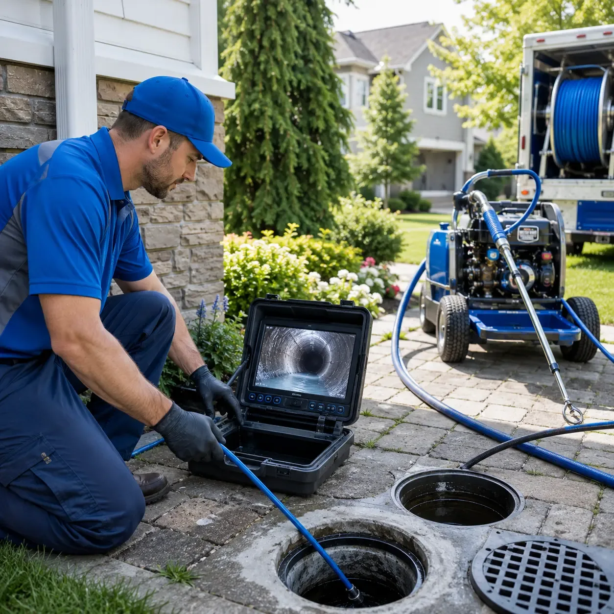Outdoor drain cleaning professionals serving Gruetli Laager, TN